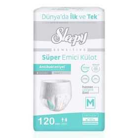 Sleepy Medium Beden 120 Adet Süper Emici Külot