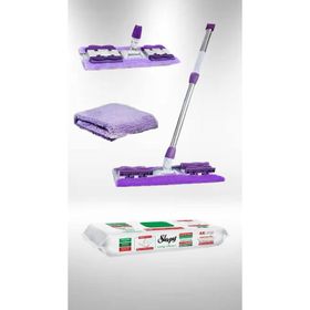 Sleepy Mop Aparatı + Easy Clean Mop Islak Havlu Uyumlu Mop Set
