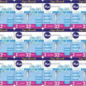 Sleepy Natural 12x32 Adet Uzun Günlük Ped