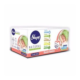 Sleepy Natural 12x40 480 Yaprak Devam Havlusu