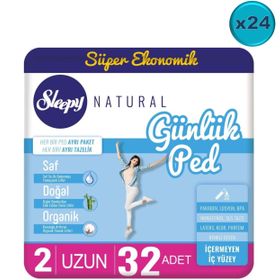Sleepy Natural 24x32 Adet Uzun Günlük Ped