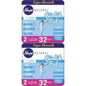 Sleepy Natural 2x32 Adet Uzun Günlük Ped