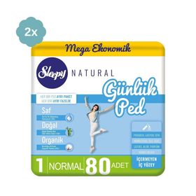 Sleepy Natural 2x80 Adet Normal Günlük Ped