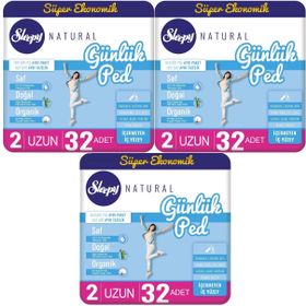 Sleepy Natural 3x32 Adet Uzun Günlük Ped