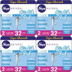 Sleepy Natural 4x32 Adet Uzun Günlük Ped