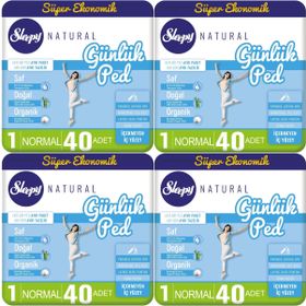 Sleepy Natural 4x40 Adet Normal Günlük Ped