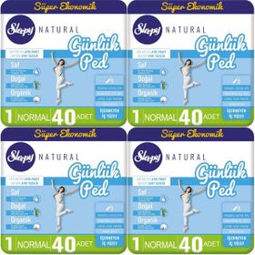Sleepy Natural 4x40 Adet Normal Günlük Ped