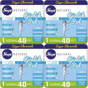 Sleepy Natural 4x40 Adet Normal Günlük Ped