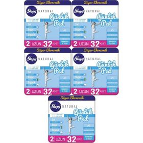 Sleepy Natural 5x32 Adet Uzun Günlük Ped