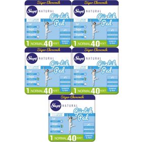 Sleepy Natural 5x40 Adet Normal Günlük Ped