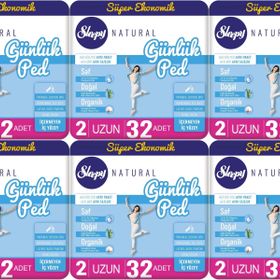 Sleepy Natural 6x32 Adet Uzun Günlük Ped