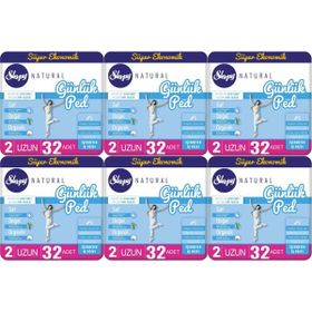 Sleepy Natural 6x32 Adet Uzun Günlük Ped