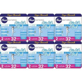 Sleepy Natural 6x32 Adet Uzun Günlük Ped