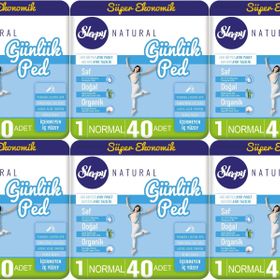 Sleepy Natural 6x40 Adet Normal Günlük Ped