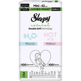 Sleepy Natural Double Soft No:2 Mini 84 Adet Bebek Bezi