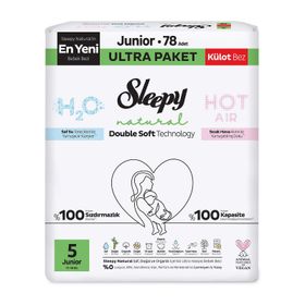 Sleepy Natural Double Soft No:5 Junior 78 Adet Külot Bebek Bezi