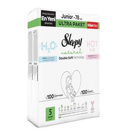 Sleepy Natural Double Soft No:5 Junior 78 Adet Külot Bebek Bezi
