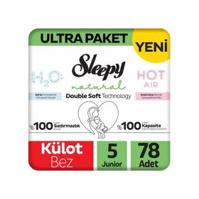 Sleepy Natural Double Soft No:5 Junior 78 Adet Külot Bebek Bezi