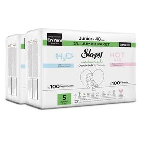 Sleepy Natural Double Soft No:5 Junior 96 Adet Bebek Bezi