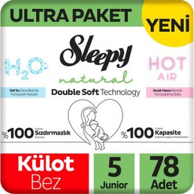 Sleepy Natural Double Soft No:5 Junior Külot Bebek Bezi