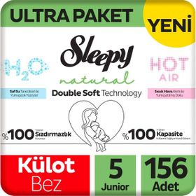 Sleepy Natural Double Soft No:5 Junior Külot Bebek Bezi