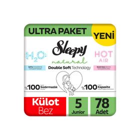Sleepy Natural Double Soft No:5 Junior Külot Bebek Bezi