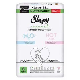 Sleepy Natural Double Soft No:6 XLarge 248 Adet Külot Bebek Bezi