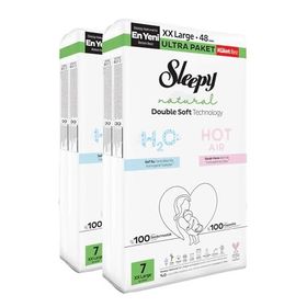 Sleepy Natural Double Soft No:7 XXLarge 96 Adet Külot Bebek Bezi