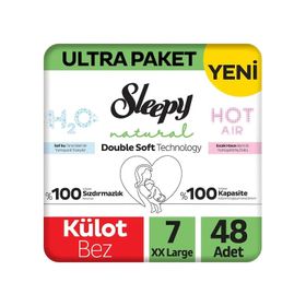 Sleepy Natural Double Soft No:7 XXLarge Külot Bebek Bezi
