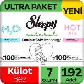 Sleepy Natural Double Soft No:7 XXLarge Külot Bebek Bezi