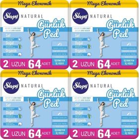 Sleepy Natural Mega Uzun 256 Adet Günlük Ped