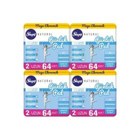 Sleepy Natural Mega Uzun 256 Adet Günlük Ped