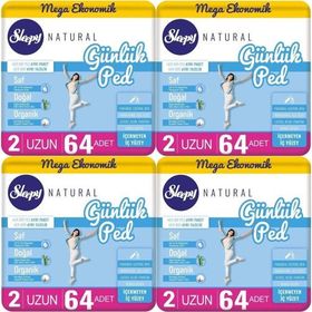 Sleepy Natural Mega Uzun 256 Adet Günlük Ped