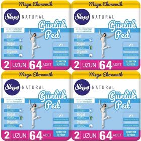 Sleepy Natural Mega Uzun 256 Adet Günlük Ped