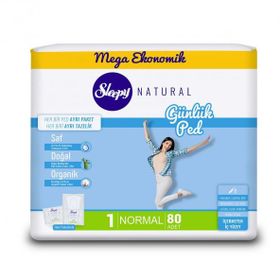 Sleepy Natural No:1 Normal 80 Adet Günlük Ped