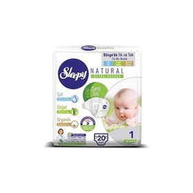 Sleepy Natural No:1 Yenidoğan 20 Adet Bebek Bezi