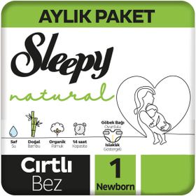 Sleepy Natural No:1 Yenidoğan 252 Adet Bebek Bezi