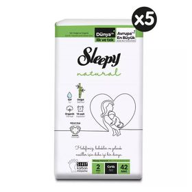 Sleepy Natural No:2 Mini 210 Adet Bebek Bezi