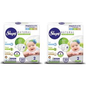 Sleepy Natural No:2 Mini 40 Adet Bebek Bezi