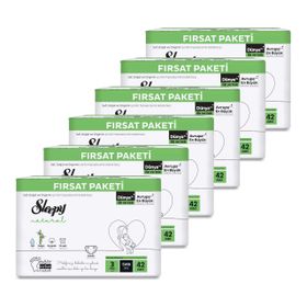 Sleepy Natural No:3 Midi 252 Adet Bebek Bezi