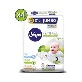 Sleepy Natural No:3 Midi 272 Adet Bebek Bezi