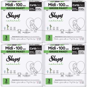 Sleepy Natural No:3 Midi 400 Adet Bebek Bezi