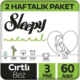Sleepy Natural No:3 Midi 60 Adet Bebek Bezi