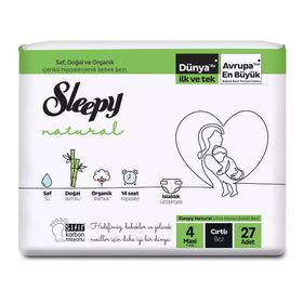 Sleepy Natural No:4 Maxi 27 Adet Bebek Bezi