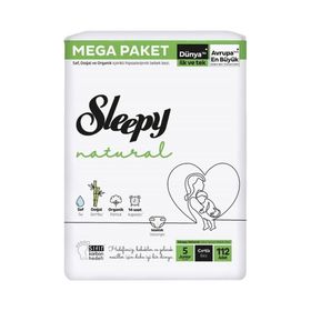 Sleepy Natural No:5 Junior 112 Adet Bebek Bezi