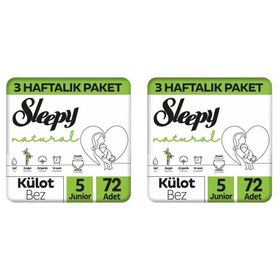 Sleepy Natural No:5 Junior 144 Adet Bebek Bezi