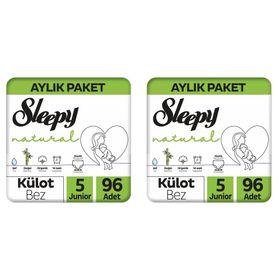 Sleepy Natural No:5 Junior 192 Adet Külot Bebek Bezi