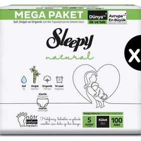 Sleepy Natural No:5 Junior 300 Adet Külot Bebek Bezi