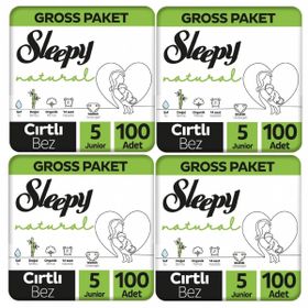 Sleepy Natural No:5 Junior 400 Adet Bebek Bezi