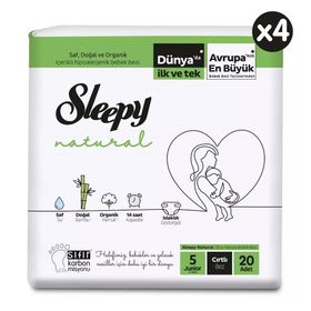 Sleepy Natural No:5 Junior 80 Adet Bebek Bezi
